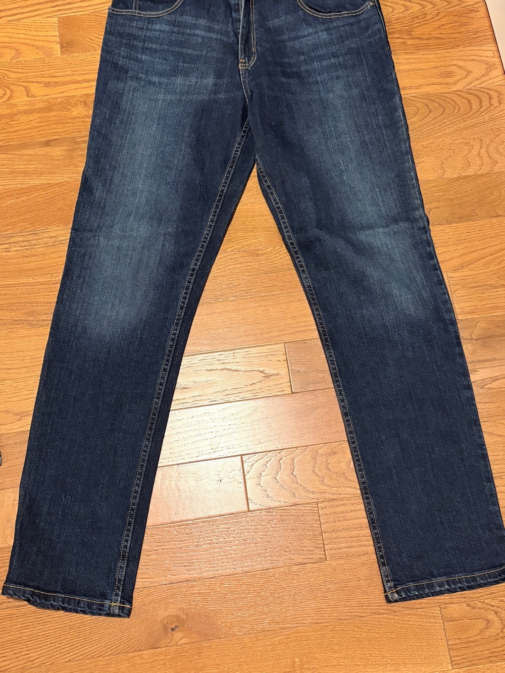 Saddlebred Dark Blue Straight-Leg Jeans